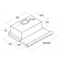 Встраиваемая вытяжка Cata TF 5260 X/D