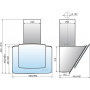 Вытяжка со стеклом ELIKOR Кварц 60 черный/черное стелко