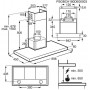 Вытяжка каминная Electrolux LFT419X серебристый