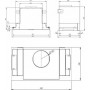 Вытяжка полновстраиваемая Akpo WK-6 Neva glass 60 серебристый