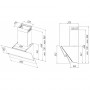 Вытяжка наклонная Akpo WK-4 Balance eco 60 черный
