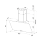 Вытяжка MAUNFELD Dream 60 чёрное стекло