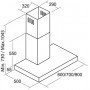 Вытяжка со стеклом Cata MIDAS 900