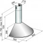 Вытяжка купольная Korting KHC 6930 X