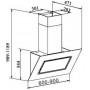 Вытяжка со стеклом Korting KHC 61080 GW