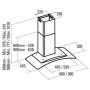 Вытяжка со стеклом Cata ANTARES 600 ABK