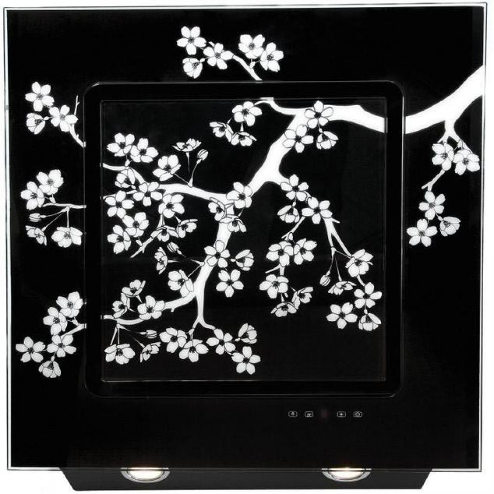 Вытяжка настенная Elikor Оникс ART-90П-1000-Е4Г черный/сакура