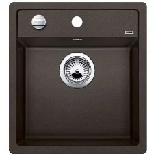 Кухонная мойка BLANCO DALAGO 45-F SILGRANIT кофе с клапаном-автоматом