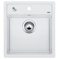 Кухонная мойка BLANCO DALAGO 45-F SILGRANIT белый с клапаном-автоматом